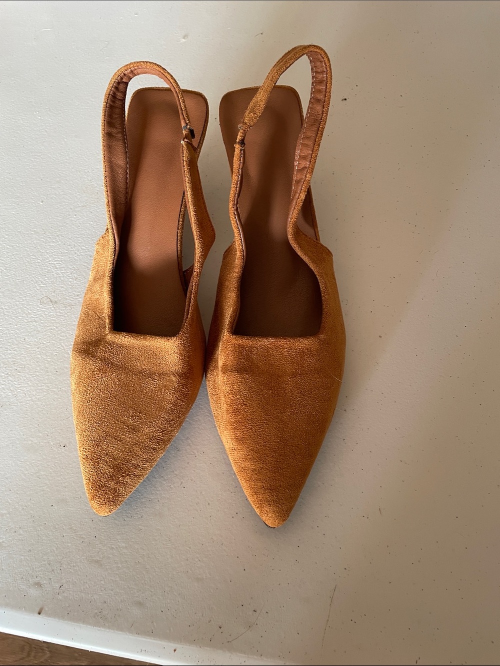 Women Pointed Slingback kitten heels